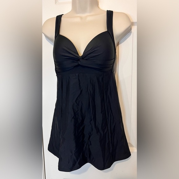 VENUS Swim Dress One Piece, Wire Free, Black, Size 8, NWOT - Picture 4 of 8